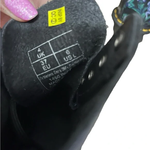 Dr. Martens 1460 Pascal Mystic Floral Lace Up Boot - Picture 7 of 7
